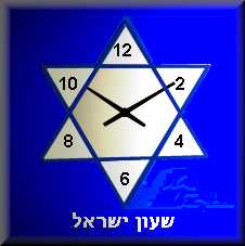 שעון יהודי מגן דוד