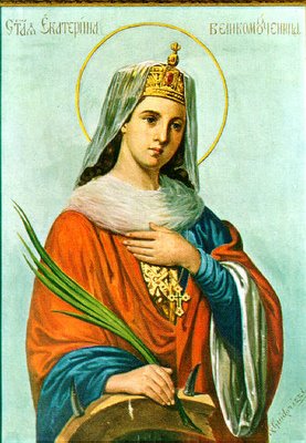 sainte Catherine d'Alexandrie, Icône russe