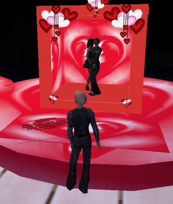 San Valentino Second Life bacia la volontaria