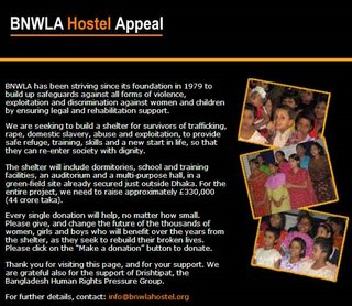 BNWLA Hostel appeal