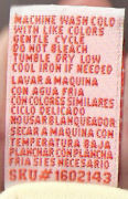 Back of a care content label