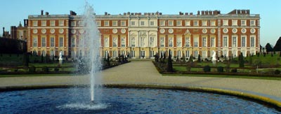Hampton Court from the East Front Gardens