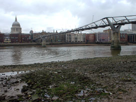 beneath the Millennium Bridge