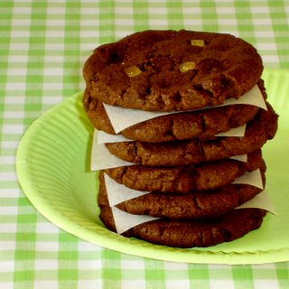 Chocolate orange cookies - Cookies au chocolat et à l'orange
