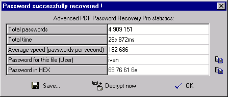 PDF Password Remove