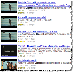 Daniella Cicarelli Videos on Google Video