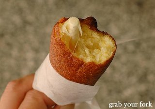 cheese on a stick inside