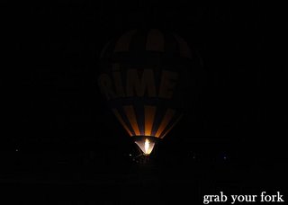 balloon in darkness