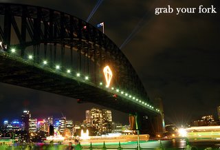 Sydney harbour bridge emerald city