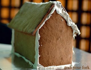 my gingerbread house unadorned