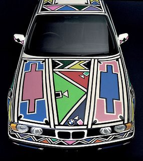 1991 BMW 525i Art Car by Esther Mahlangu 2
