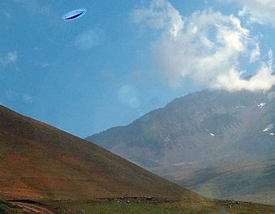 Flying Saucer Over Western Iran