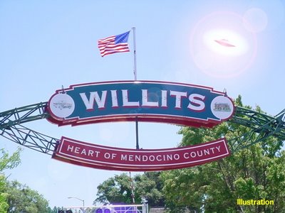 UFO Over Willits