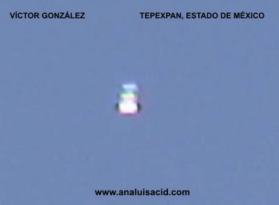 UFO OVER TEPEXPAN, MEXICO (A)