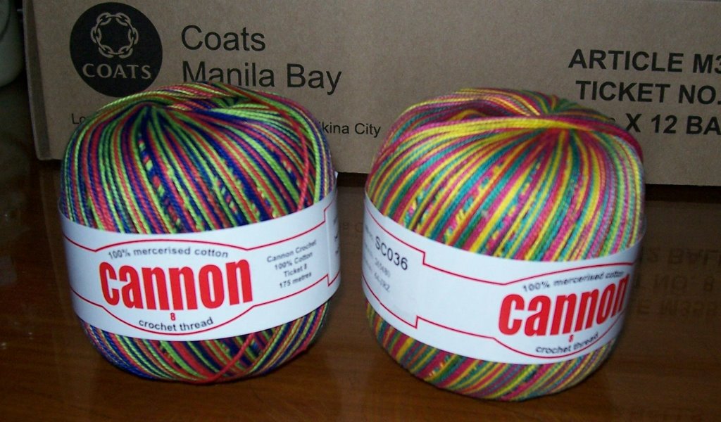 Cannon Crochet Thread Color Chart