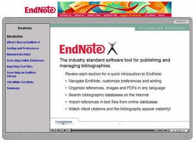Endnote官方網站