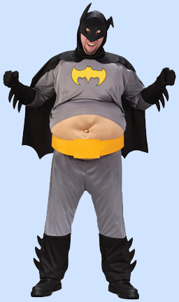 BAT - BLOG : BATMAN TOYS and COLLECTIBLES: REALLY FAT BATMAN Funny Picture  / Humor Photo