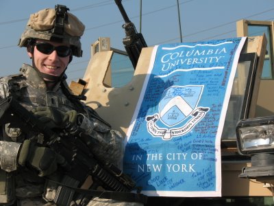 Josh Arthur CC04 Columbia banner Baghdad 1