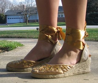 gold old navy shoes