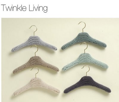 knitted coat hangers twinkle living