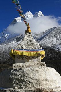 Buddhist Stupa near Dingboche, Nepal
