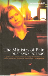 The Ministry of Pain bookcover; SAQI