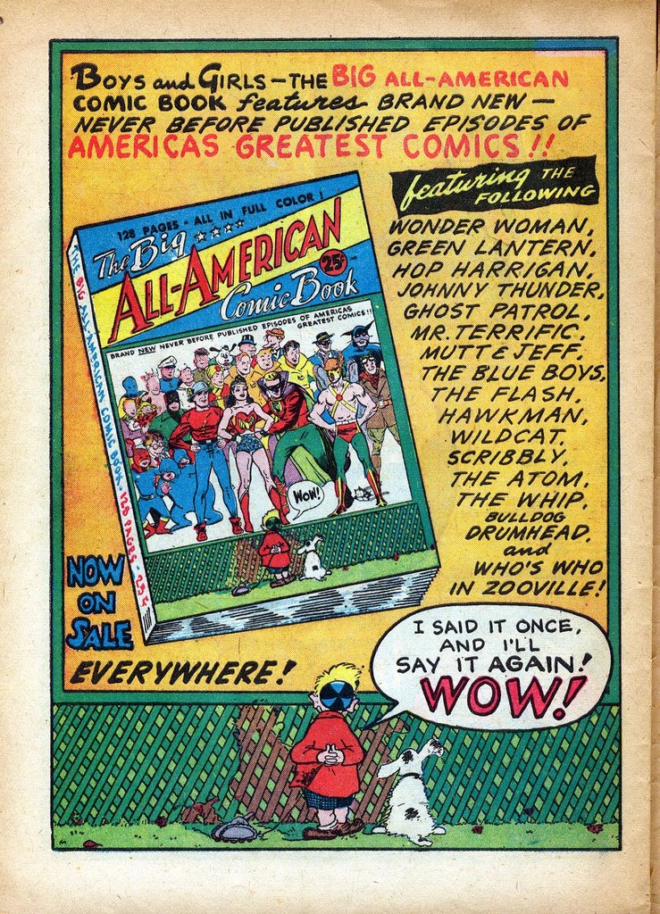 Booksteve S Library The Big All American Comic Book