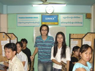 Theint Theint,Tun Tauk Phyo,Myanmar Internet Training