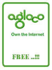 Agloco 100% free. On the Internet