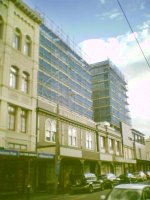 The Wellington development in upper Cuba St - nearing completion