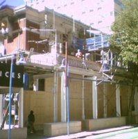 Demolition of the Malthouse building, Willis St