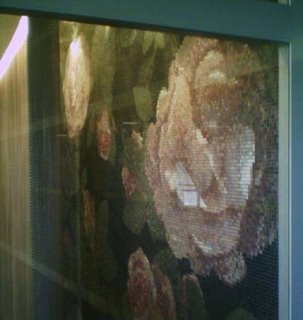 Apartment lobby - glass mosaic