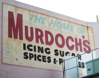 Old signs in Wellington - Murdoch's, Taranaki St
