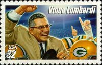 Vince Lombardi on a happier occasion.