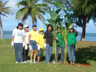 Saipan Lions Club Tree Planting