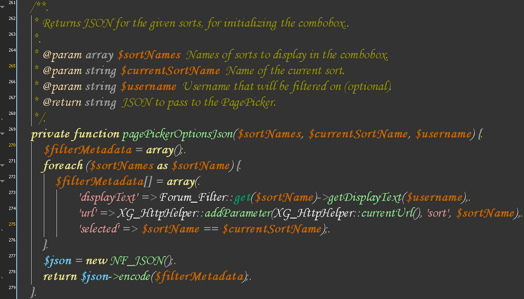 Screenshot of Monotype Corsiva as programming font