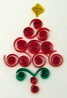 free pattern quilling quilled christmas tree