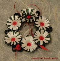free quilling pattern advent wreath