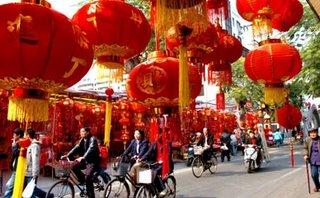 Residents Red in Market Fuzhou