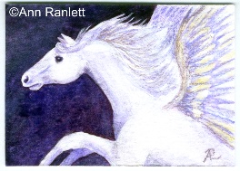 Pegasus ACEO by Ann Ranlett
