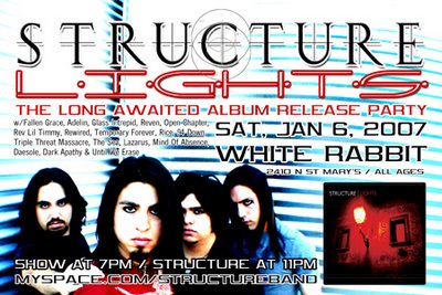 Structure CD Release party at the White Rabbit