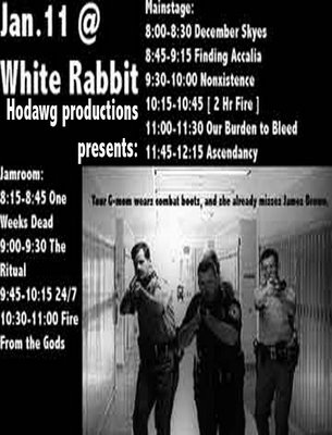 Bands Jan 11 at the White Rabbit