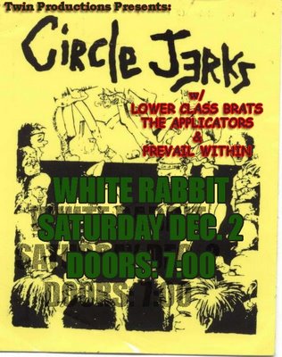 The Circle Jerks at The White Rabbit