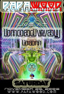 Papa Wood at Broadway Bar Saturday