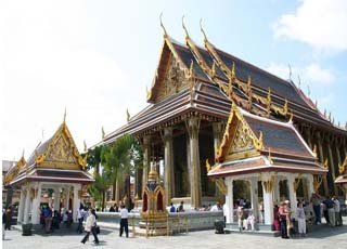 Inside Wat Phra Kaew Bangkok, Thailand