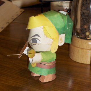 Papercraft Link (side view)