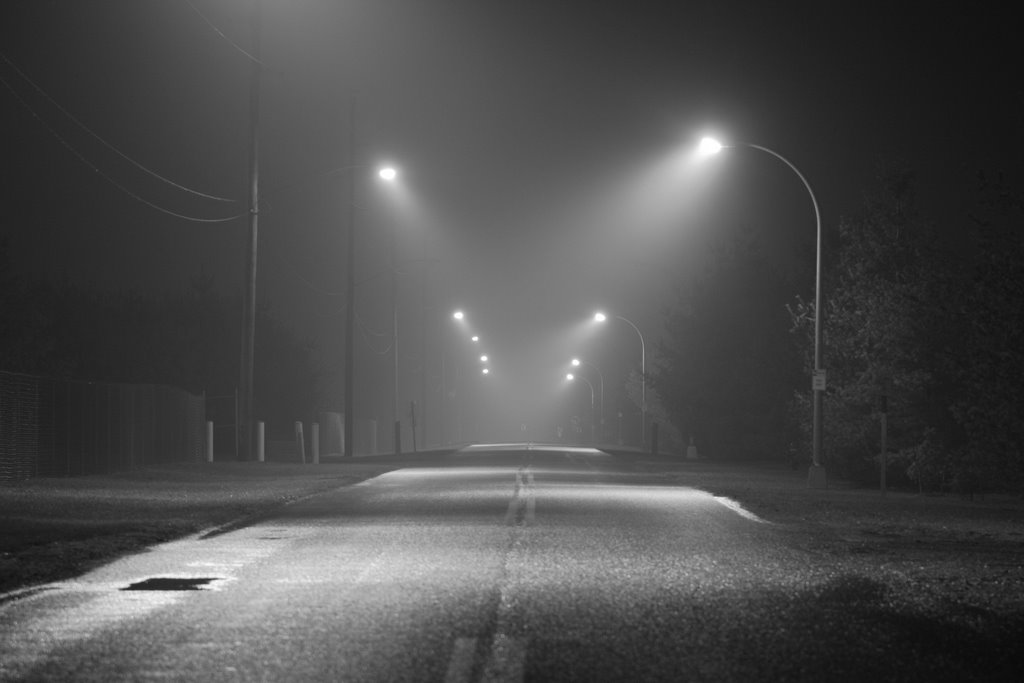 It was a dark and rainy/foggy night… - David Wolanski Photography