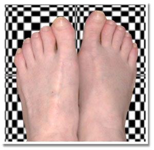 susan's feet