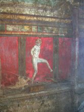 Fresco Figure from the Villa of Mysteries , Pompeii