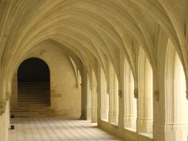 Cloister, Fontevraud Abbey, France